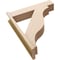 Ekena Millwork 7 1/2-in W x 32-in D x 38-in H Funston Block Rough Cedar Woodgrain TimberThane Outlooker, Primed Tan OUTUR075X32X38FST44RCPR - alternate 2